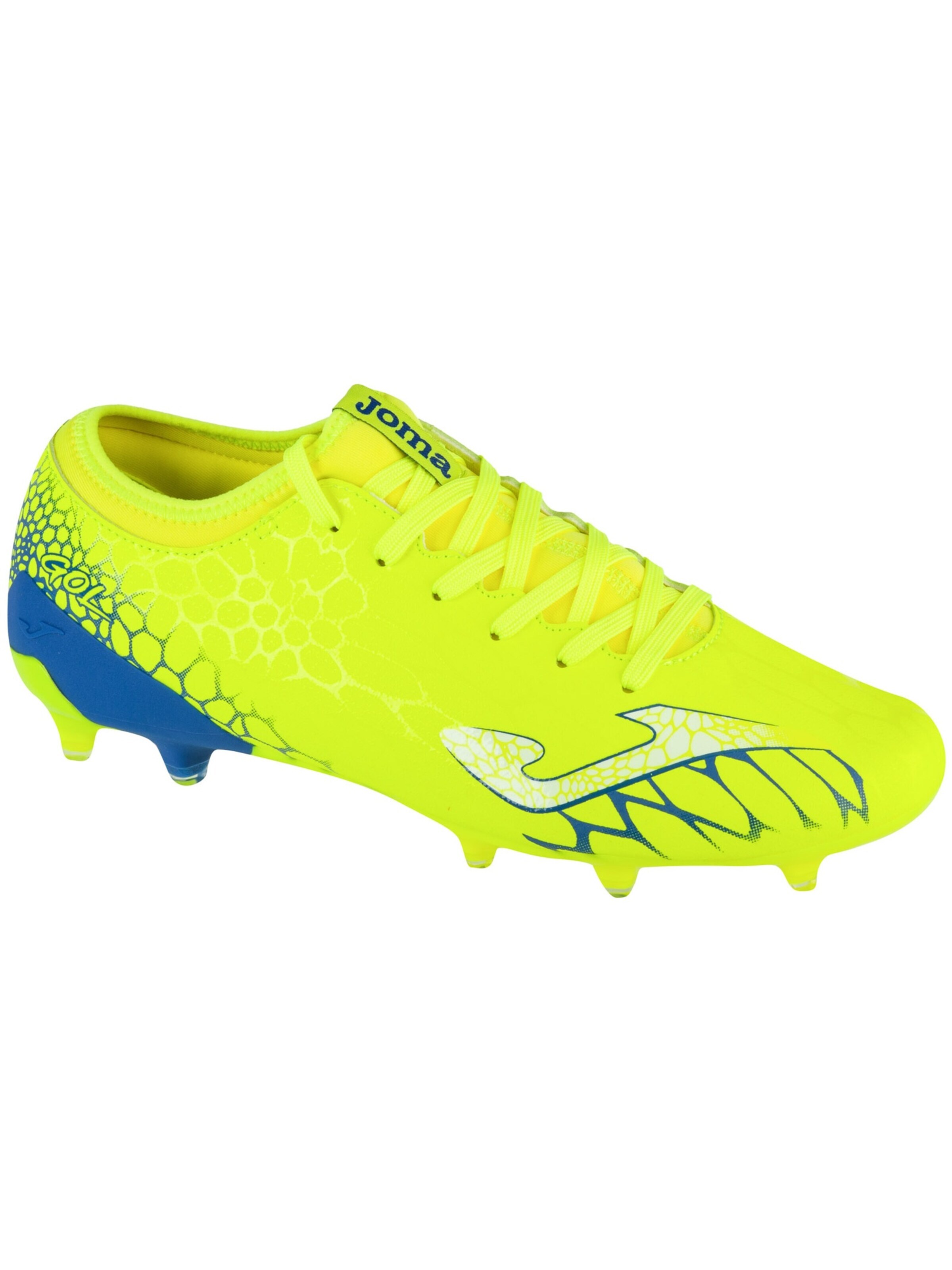 JOMA Soccer shoe 'Joma Gol 25 GOLS FG' in Yellow: front