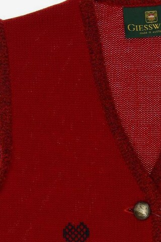GIESSWEIN Vest in L in Red