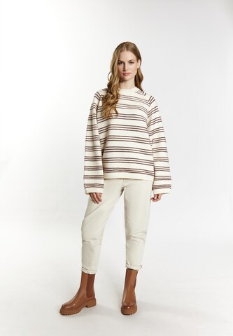 DreiMaster Vintage - Pullover 'Altiplano' em branco