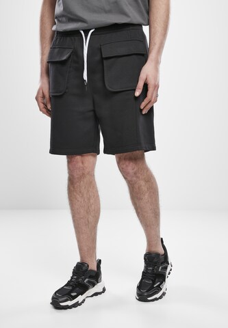 Urban Classics Regular Broek in Zwart: voorkant