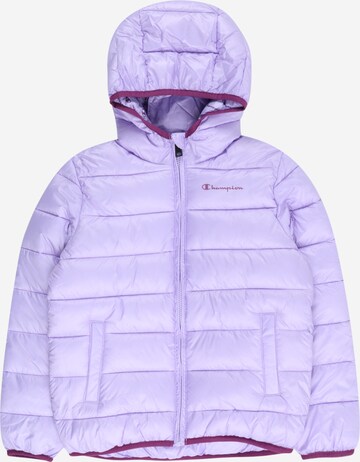 Champion Authentic Athletic Apparel Between-Season Jacket 'Legacy' in Purple: front