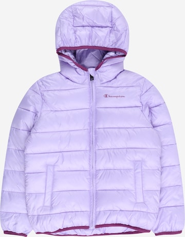 Champion Authentic Athletic Apparel Jacke 'Legacy' in Lila: predná strana