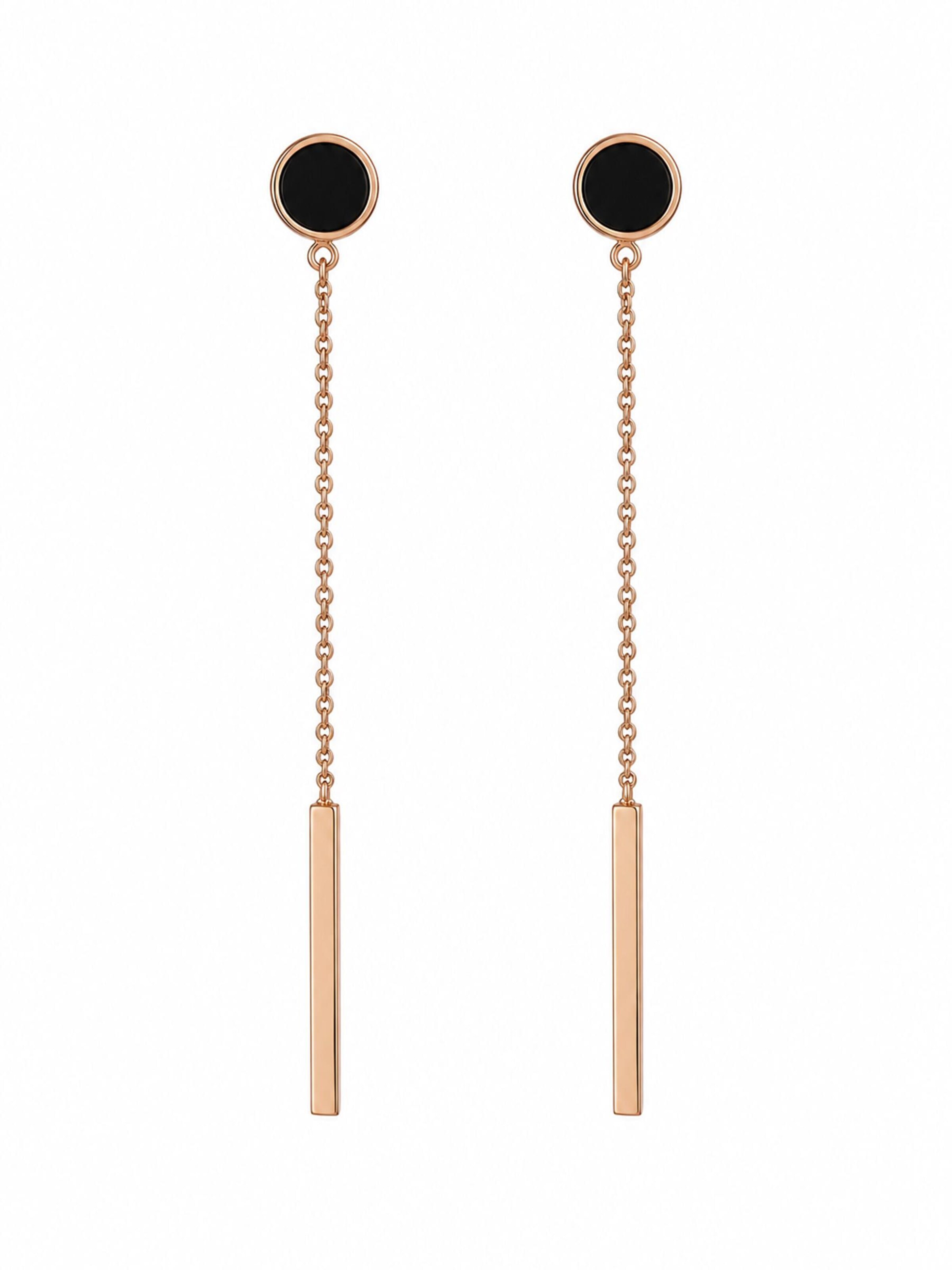 Chic by Lirette Earrings 'Bar' in Gold: front