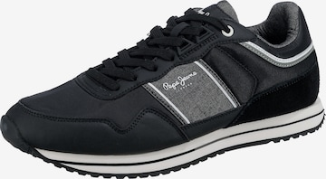 Pepe Jeans Sneakers 'Tour Club' in Black: front