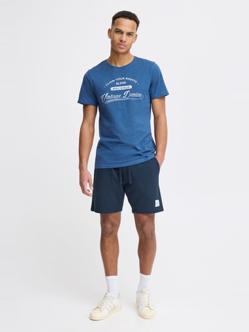 BLEND Regular Trousers 'BHMBHarden' in Blue: front