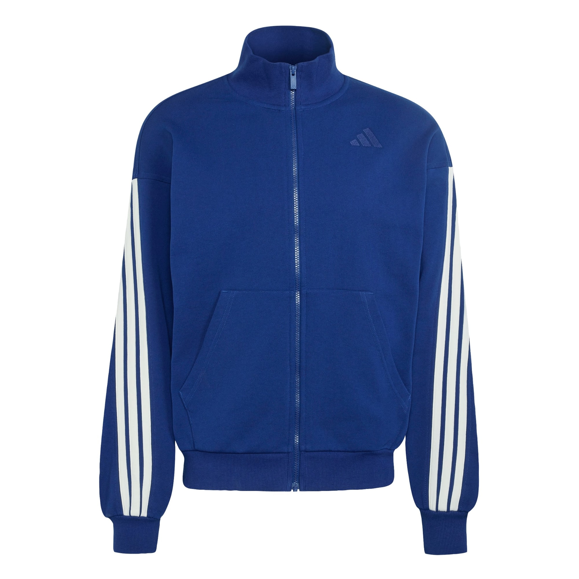 ADIDAS SPORTSWEAR Αθλητική ζακέτα φούτερ σε XS σε σκούρο μπλε / λευκό, Άποψη προϊόντος