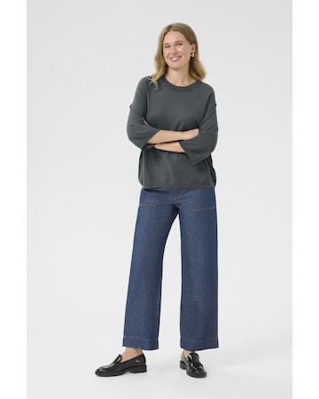 Kaffe Pullover in Grau: Vorderseite