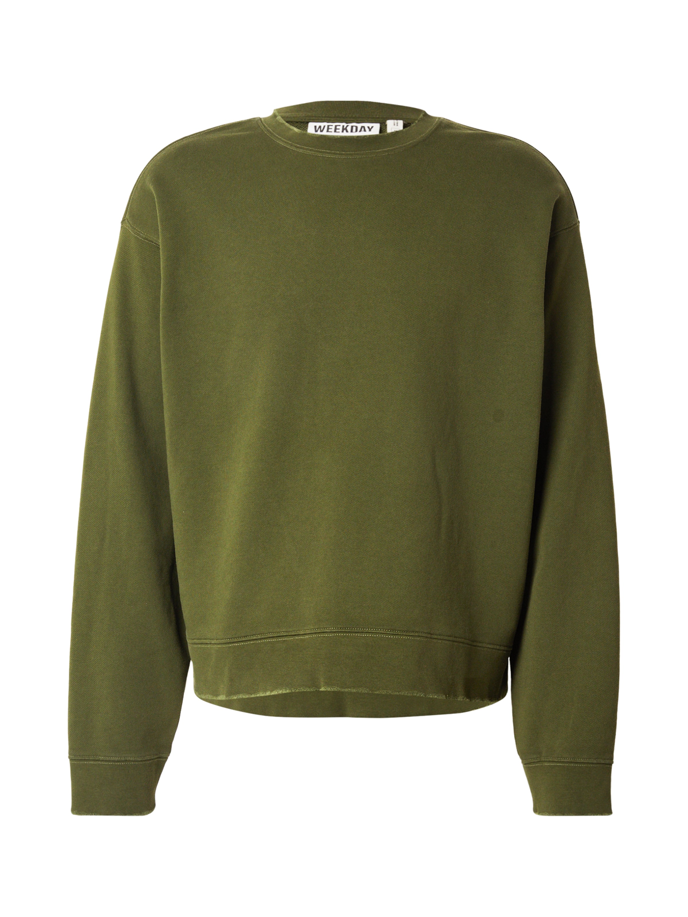 WEEKDAY Sweatshirt 'Vic' in Green: front