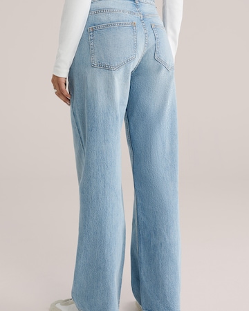 WE Fashion Широкий Джинсы в Синий