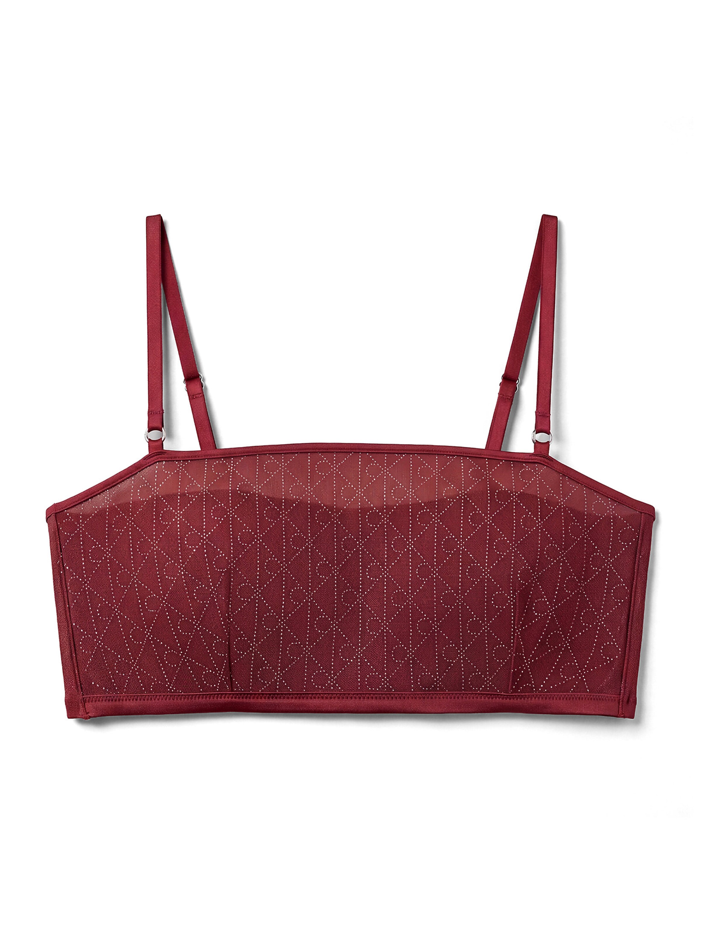 Calvin Klein Bandeau BH in Lila: voorkant