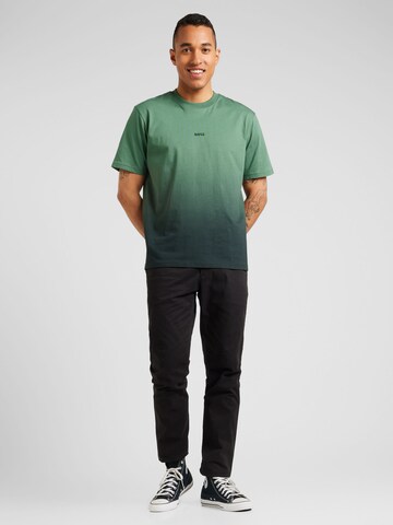 BOSS Shirt 'Te_Gradient' in Groen