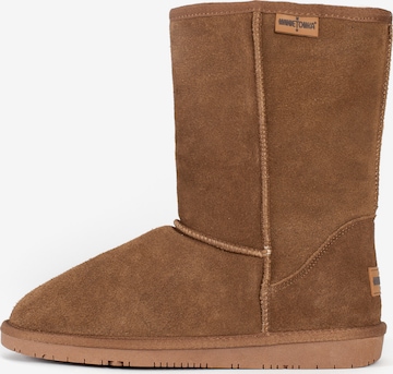 Minnetonka Snowboots 'Olympia' i beige: forside