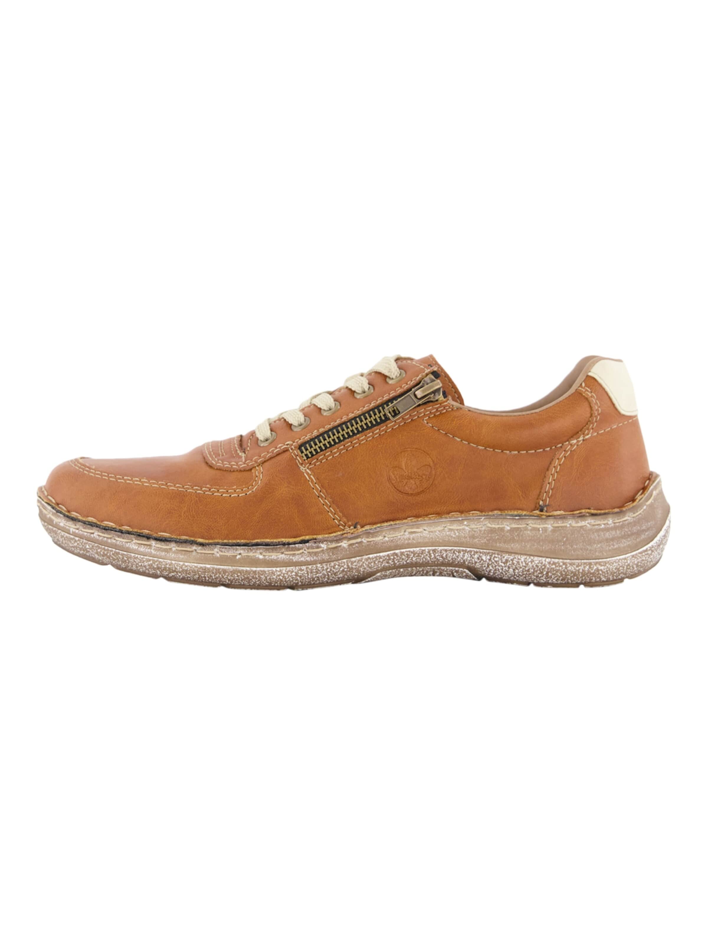 Chaussure de sport à lacets Rieker en marron : devant