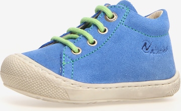 NATURINO First-Step Shoes in Blue: front