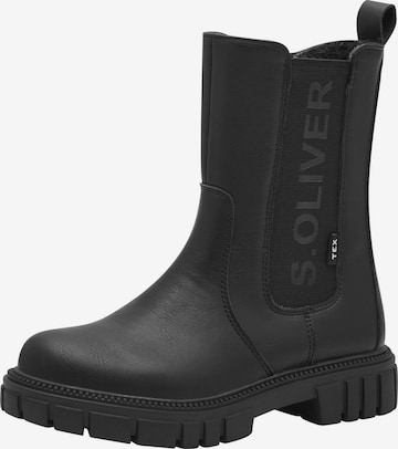 Bottes s.Oliver en noir : devant