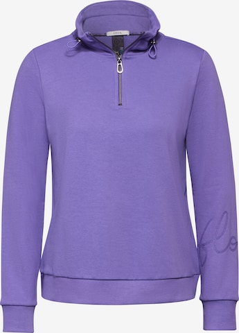 CECIL Sweatshirt in Lila: Vorderseite