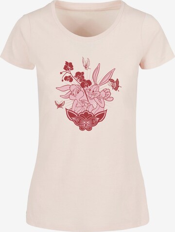 ABSOLUTE CULT T-Shirt 'Looney Tunes - Bunny' in Pink: predná strana