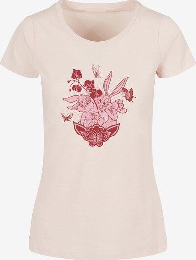 ABSOLUTE CULT Shirt 'Looney Tunes - Bunny' in de kleur Rosa / Pastelroze / Rood, Productweergave