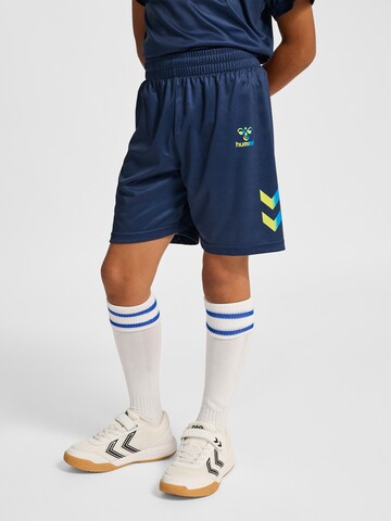 Regular Pantalon de sport Hummel en bleu : devant