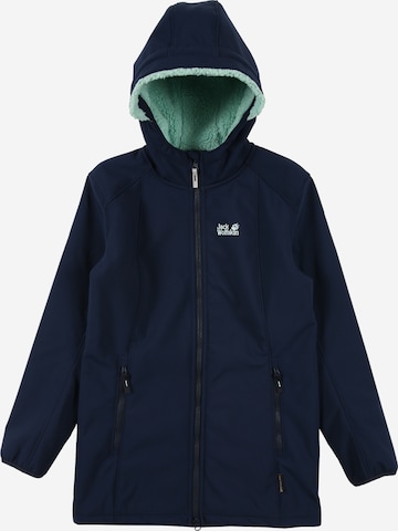 JACK WOLFSKIN Outdoorjas 'KISSEKAT' in Blauw: voorkant