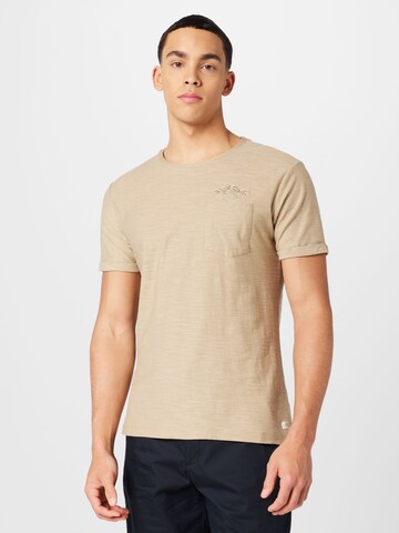 BLEND T-Shirt in Beige: predná strana