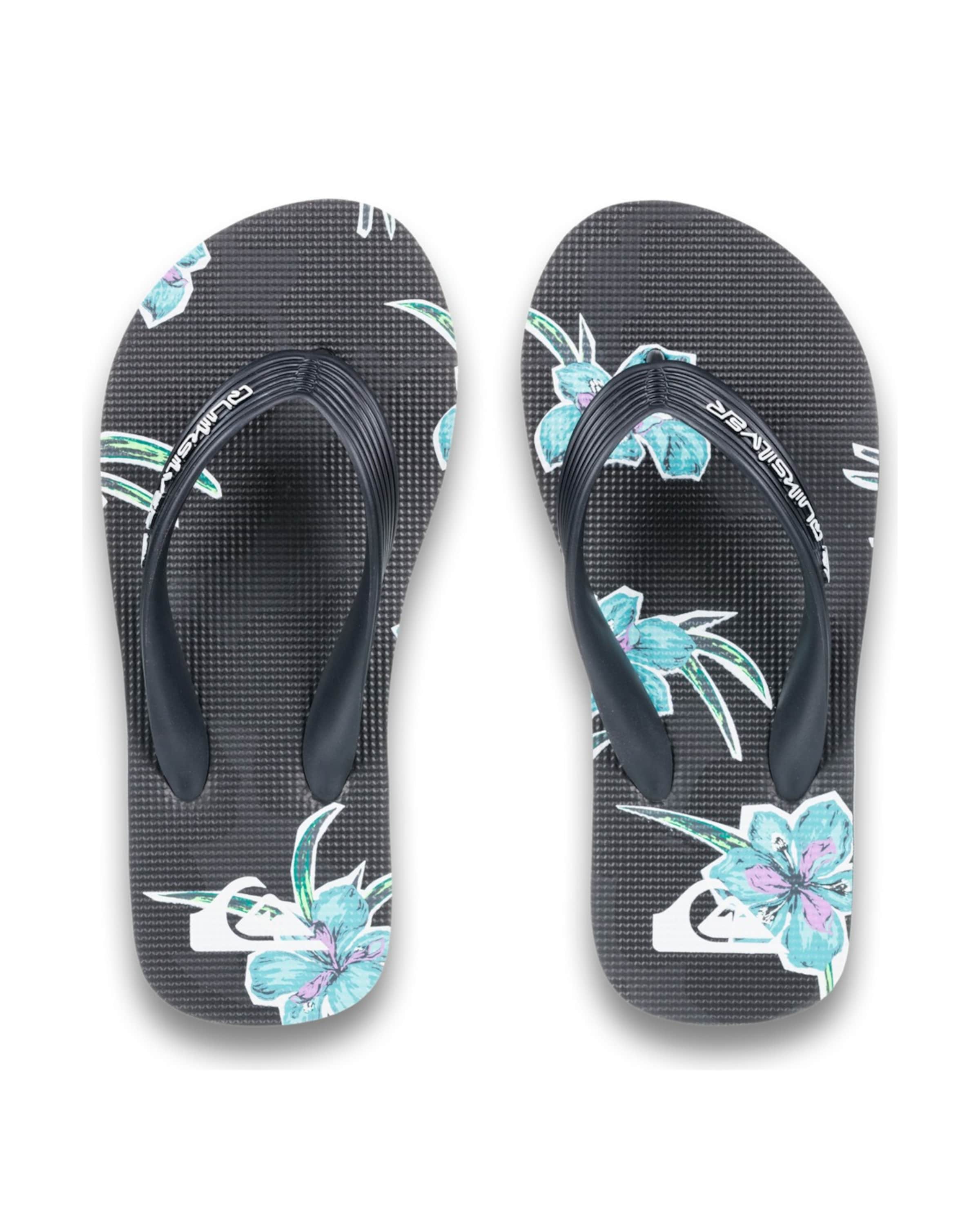 QUIKSILVER Open schoenen 'Molokai Art 25' in Zwart