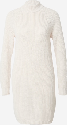 VERO MODA Knitted dress 'FABULOUS' in Beige: front