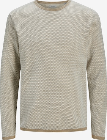 Pull-over 'JREBFRANK' JJ Rebel en beige : devant