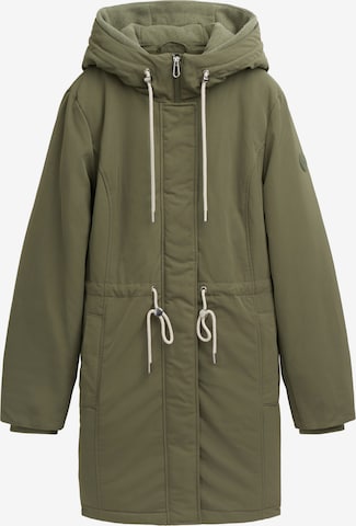 TOM TAILOR Wintermantel 'Arctic' in Grün: Vorderseite