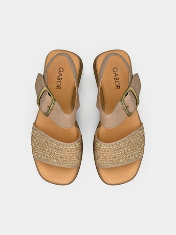 GABOR Sandale in Beige