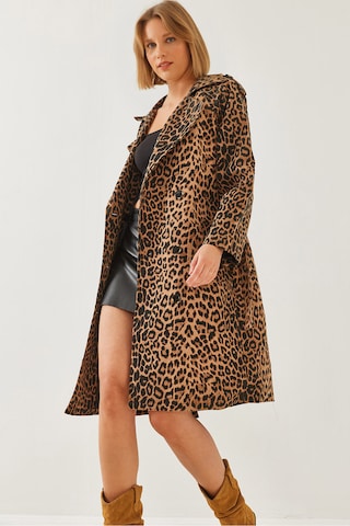 Manteau mi-saison Bianco Lucci en noir