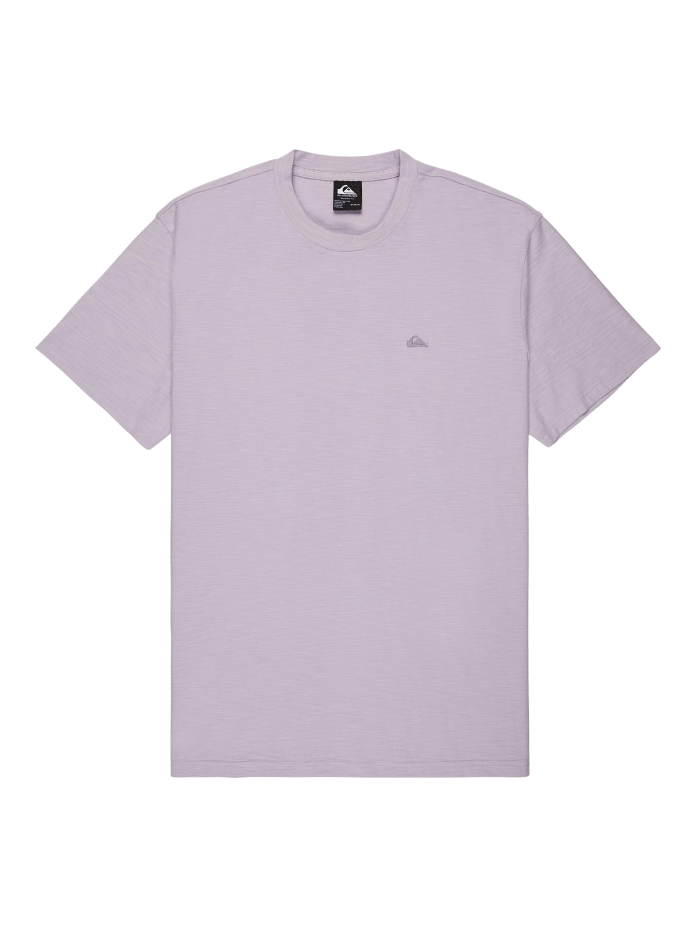 QUIKSILVER Shirt 'Slub Roundneck' in Purple: front