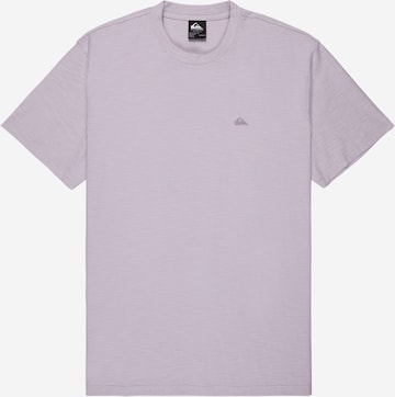 QUIKSILVER Shirt 'Slub Roundneck' in Purple: front