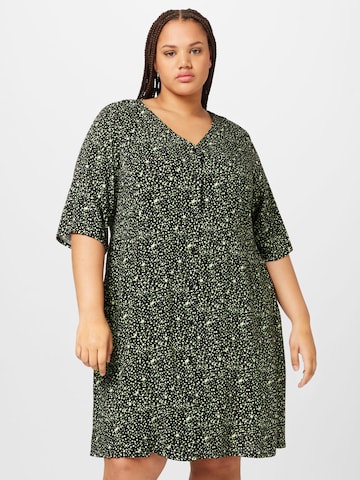 Fransa Curve Shirt Dress 'Elise' in Green: front