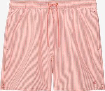 Shorts de bain 'Seersucker' Calvin Klein Swimwear en rose : devant