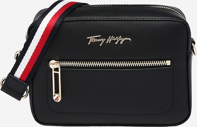 TOMMY HILFIGER Чанта за през рамо тип преметка в злато / червено / черно / бяло, Преглед на продукта