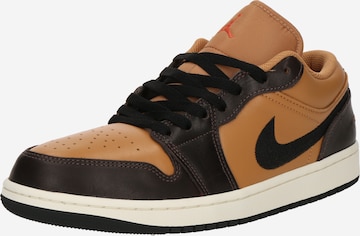Jordan Matalavartiset tennarit 'AIR JORDAN 1' värissä ruskea: etupuoli