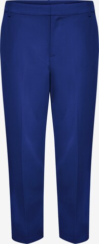 SAINT TROPEZ Normální Kalhoty s puky 'Lamia' – modrá: přední strana