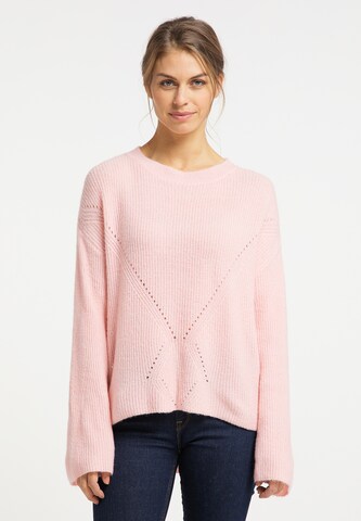 Pull-over Usha en rose : devant