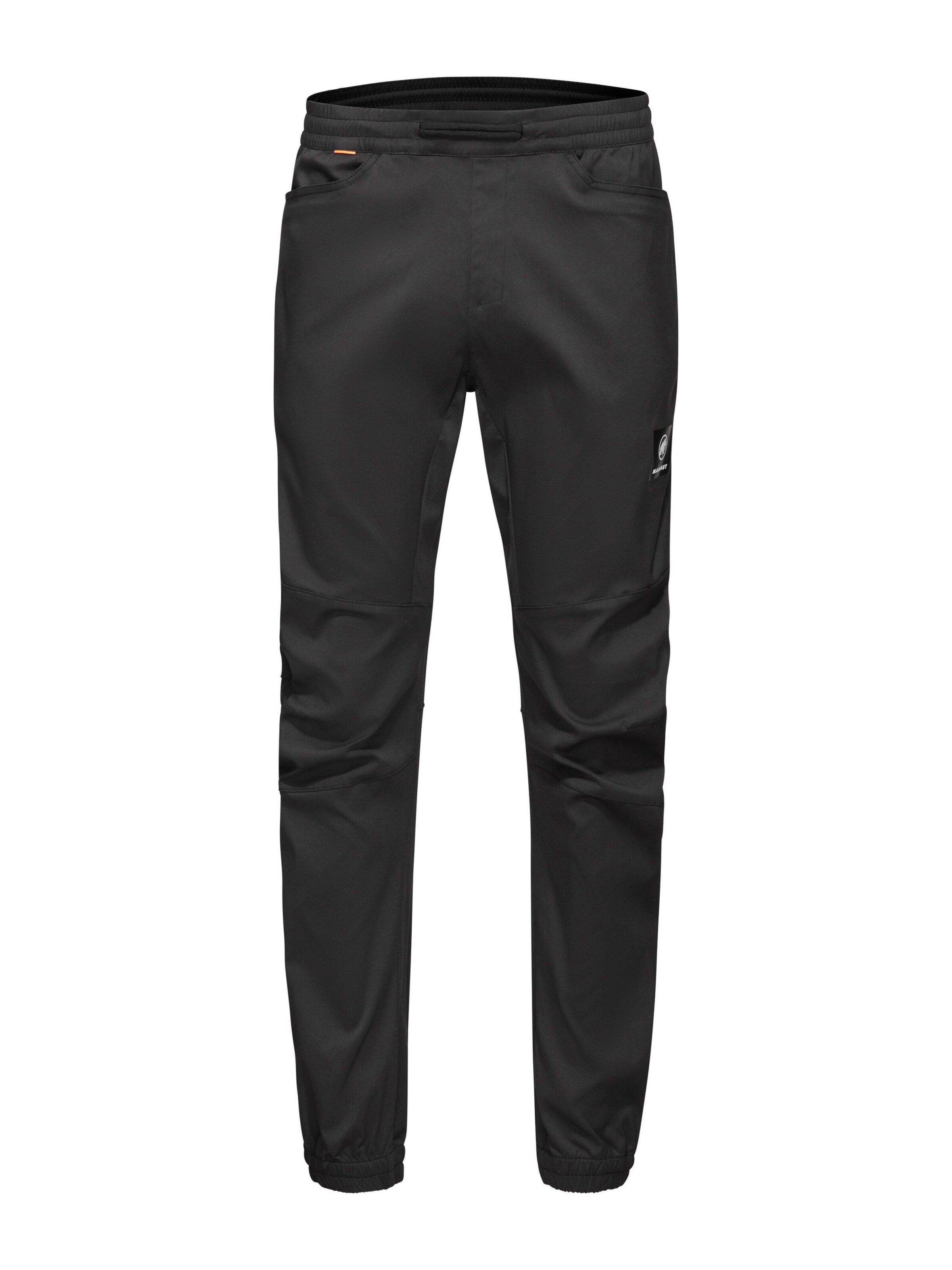 MAMMUT Tapered Outdoorhose ‘Massone’ in Schwarz: Vorderseite