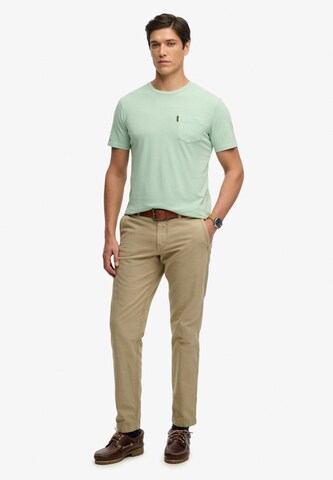T-Shirt 'Classic Essential' Superdry & Co en vert