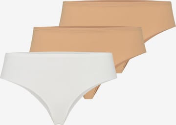 Hanro Slip 'Allure' in Braun: Vorderseite