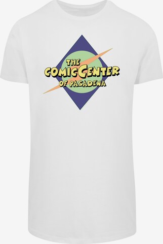 F4NT4STIC Shirt 'The Comic Center' in Wit: voorkant