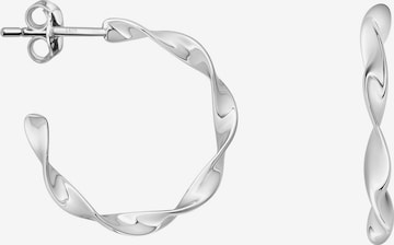Sofia Milani Earrings 'Twisted' in Silver: front
