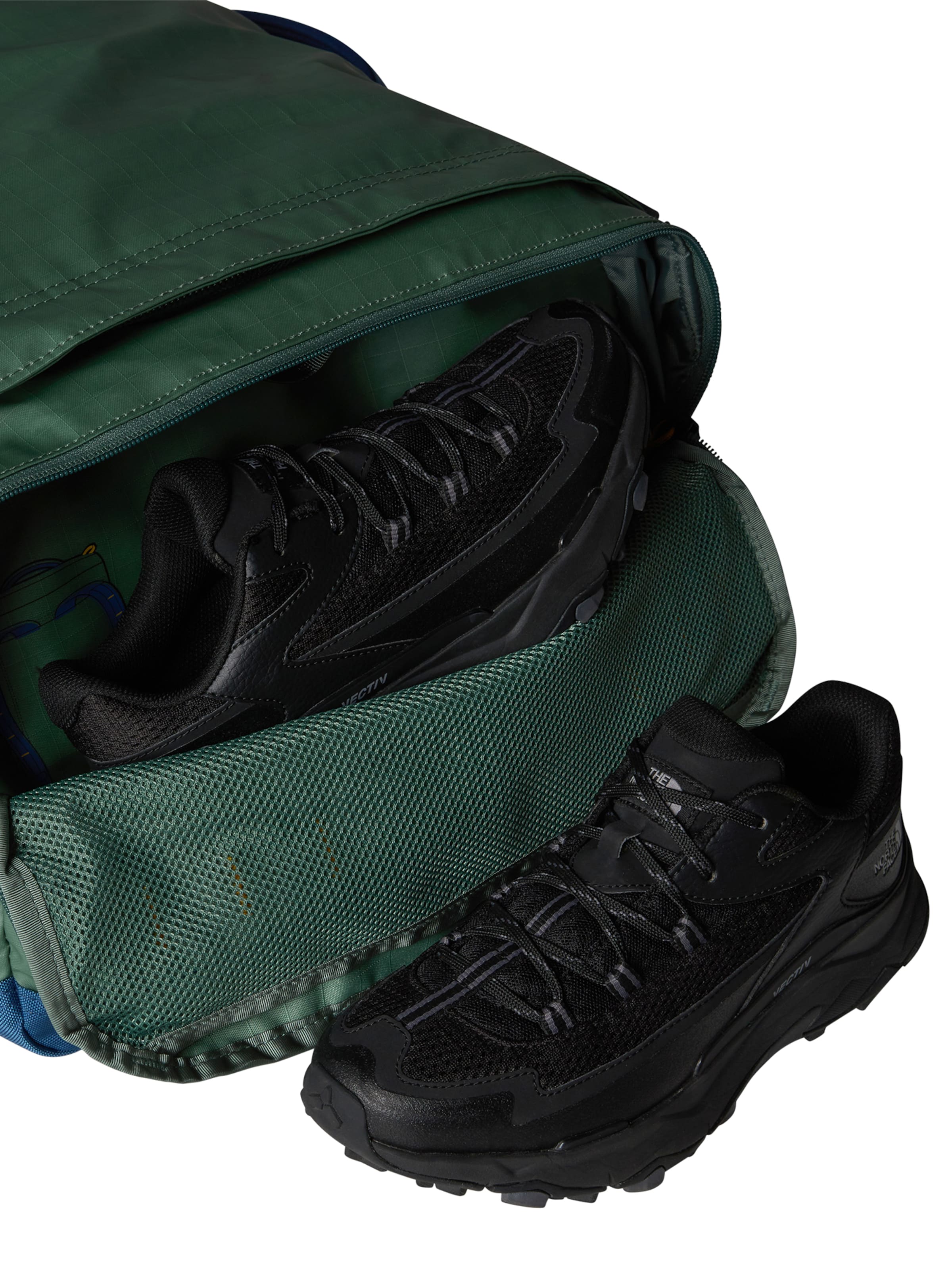 THE NORTH FACE - Bolsa de deporte 'BASE CAMP VOYAGER DUFFEL 62L' en verde