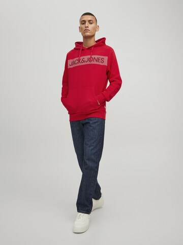 JACK & JONES Sweatshirt i rød
