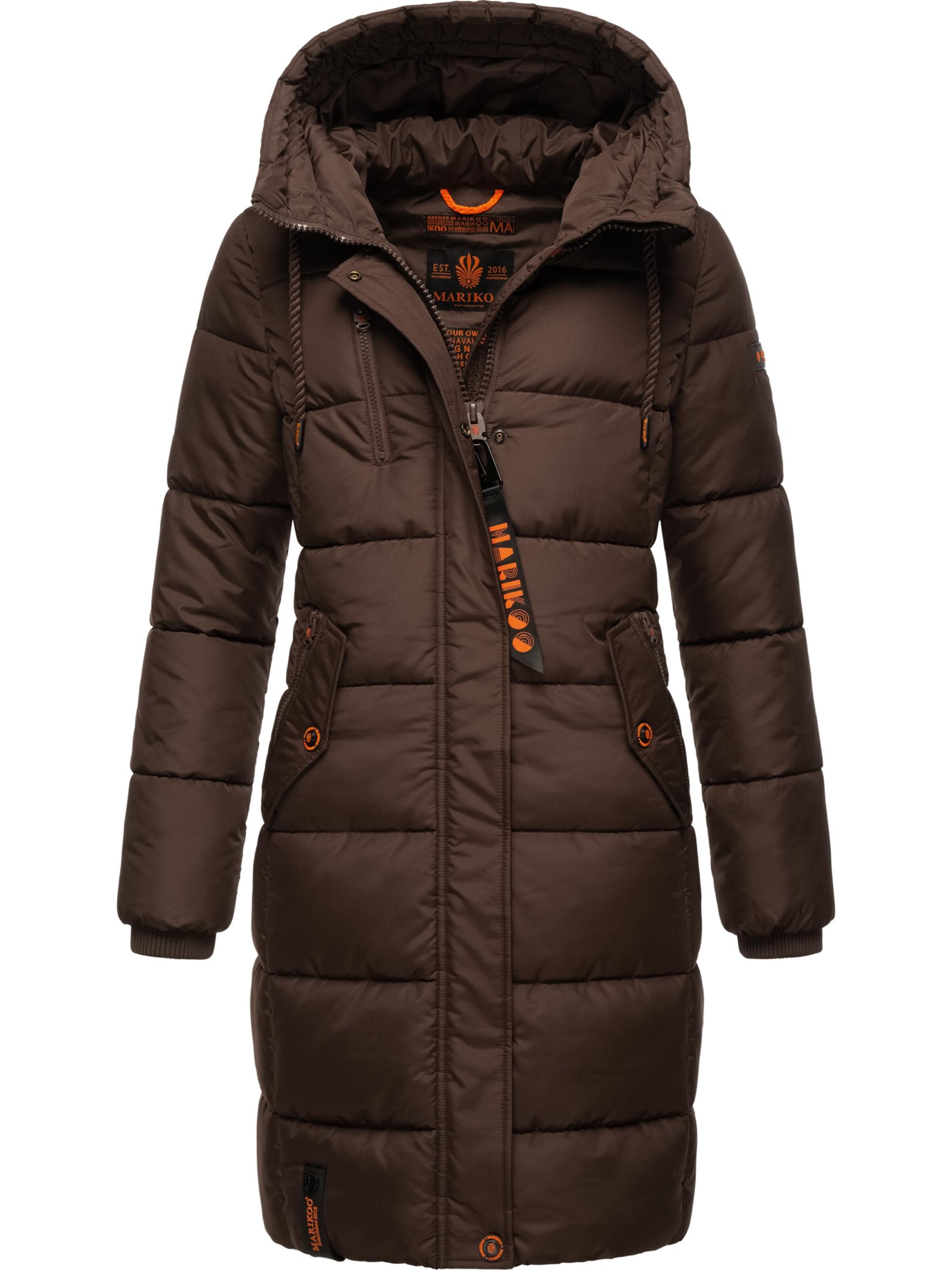 MARIKOO Χειμερινό παλτό 'Yuikoo' σε καφέ