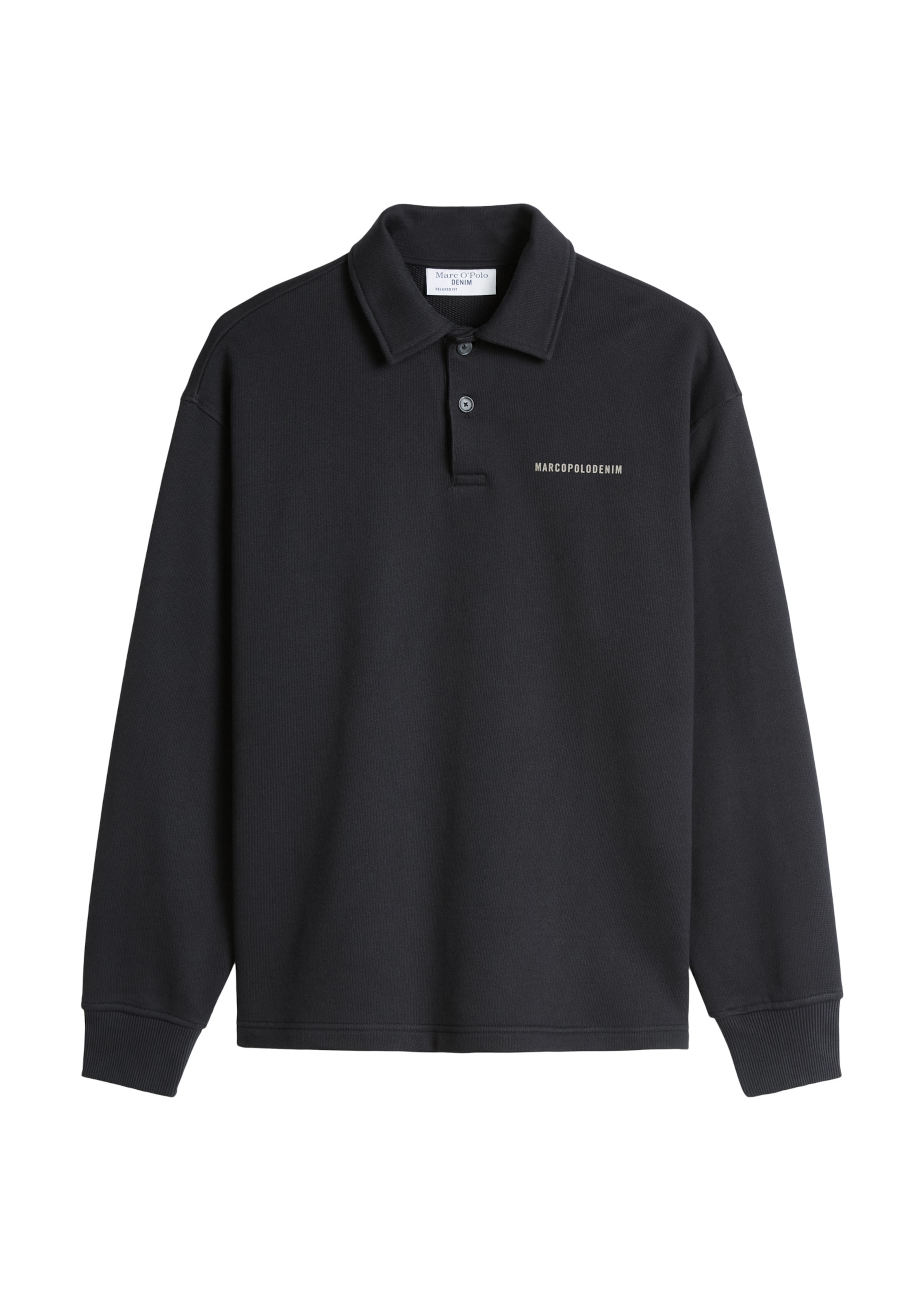 Marc O'Polo DENIM Sweatshirt in Schwarz: Vorderseite