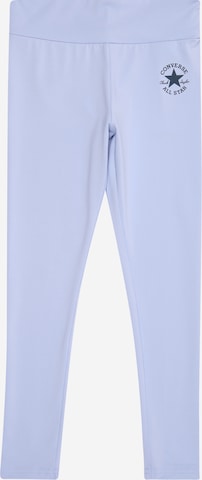 Skinny Leggings 'CHUCK' de la CONVERSE pe albastru: față
