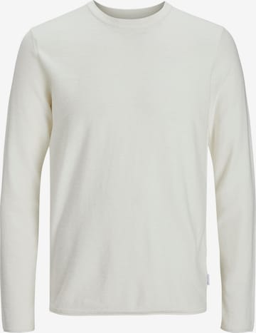 Pull-over 'ERNST' JACK & JONES en blanc : devant